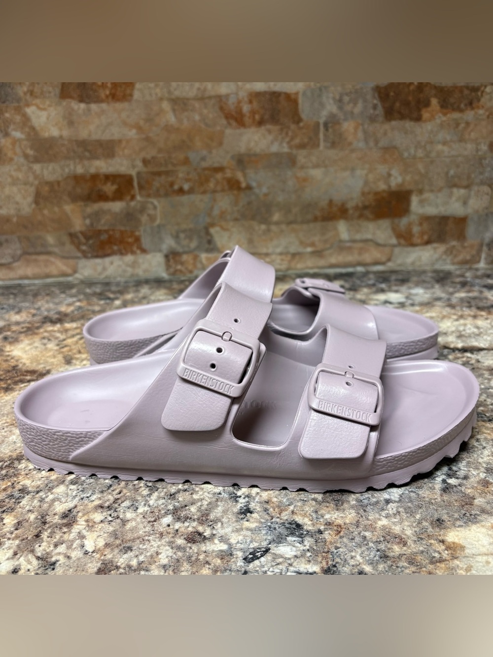 Birkenstock Arizona EVA Sandals in Lavender Size 8 - Picture 4 of 9